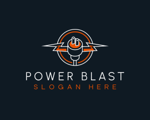 Electric Plug Power logo design