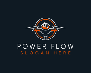 Electric Plug Power logo design