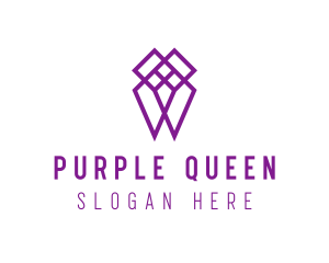 Purple Diamond Company logo design