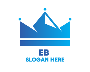 Destination - Blue Crown Mountain logo design