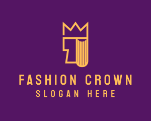 Royal King Crown Book logo design