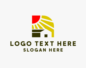 Roofing - Property House Residence logo design