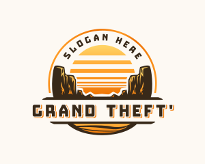 Grand Canyon Desert logo design