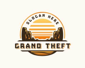 Grand Canyon Desert logo design