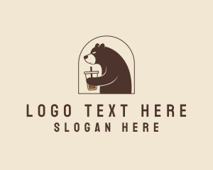 Boba Grizzly Bear Logo