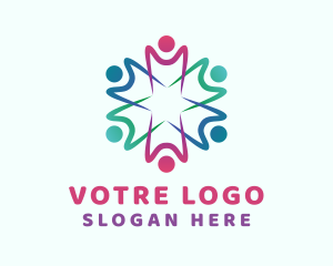 Multicolor - Community Group Organization logo design