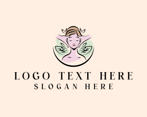 Lady - Woman Spa Massage logo design