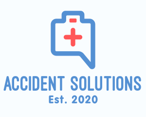 Accident - Emergency Paramedic Chat App logo design