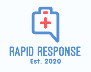 Paramedic - Emergency Paramedic Chat App logo design