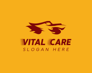 Car Rental - Flame Car Detailing logo design