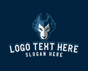 Esports Team - Fierce Wolf Emblem logo design