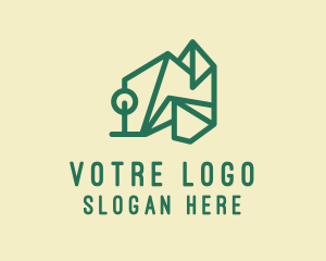 Geometric Architectural Property Logo