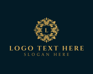 Symmetrical - Floral Decorative Ornament logo design