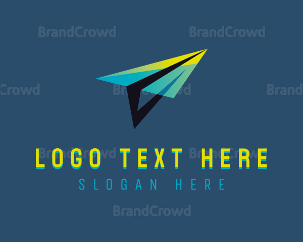 Logistics Paper Plane Logo