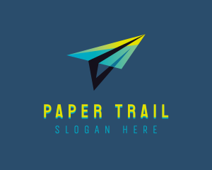 Logistics Paper Plane logo design