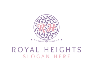 Royal Floral Beauty logo design