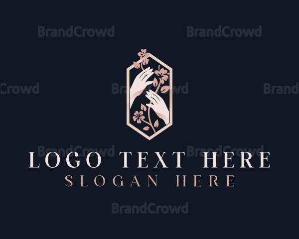 Elegant Hands Floral Boutique Logo