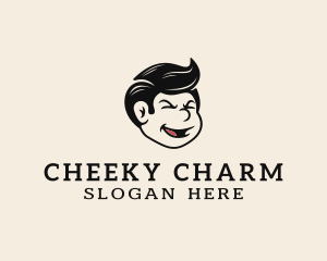 Cheeky - Cheeky Boy Barber logo design