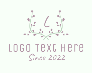 Leaf - Vine Flower Boutique logo design