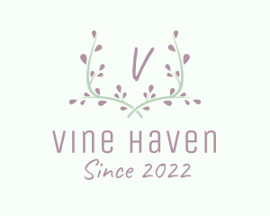 Vine Flower Boutique  logo design