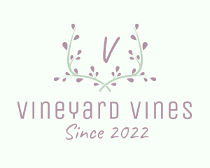 Vine Flower Boutique  logo design