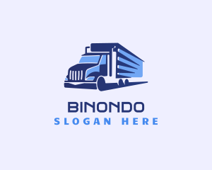 Automotive - Logistics Trailer Truck logo design