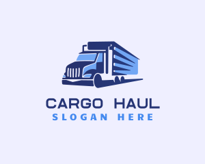 Logistics Trailer Truck logo design