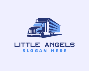 Diesel - Logistics Trailer Truck logo design
