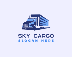 Logistics Trailer Truck logo design