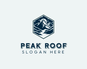 Peak Mountain Summit logo design