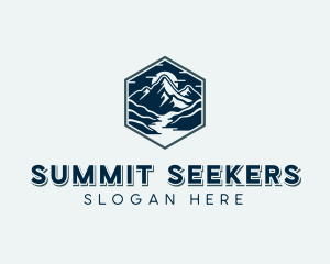 Peak Mountain Summit logo design