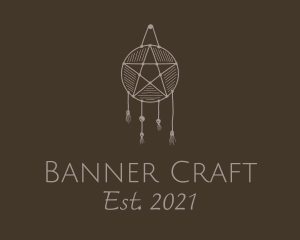 Star Macrame Dreamcatcher  logo design