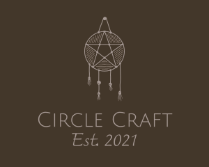 Star Macrame Dreamcatcher  logo design