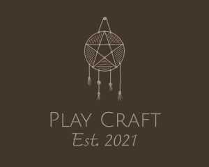 Star Macrame Dreamcatcher  logo design