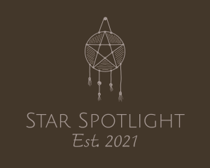 Star Macrame Dreamcatcher  logo design