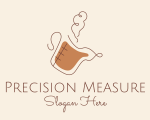 Cooking Measuring Cup Jug logo design