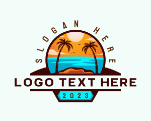Shore - Beach Coast Resort logo design