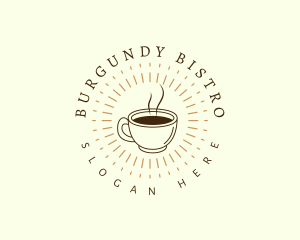 Drink Coffee Cup Cafe logo design