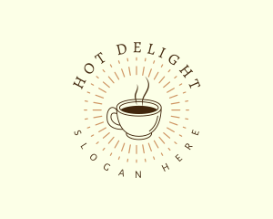 Drink Coffee Cup Cafe logo design