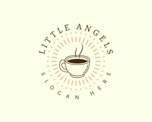 Caffeine - Old School Coffee logo design