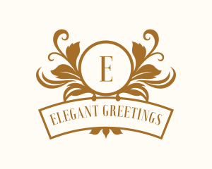 Luxury Floral Event logo design