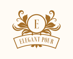 Luxury Floral Event logo design