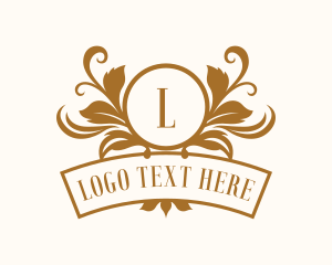 Luxury Floral Event logo design