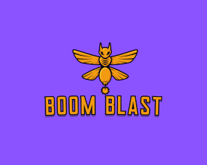 Explosive - Flying Wasp Explosive logo design
