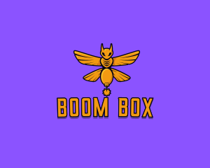 Flying Wasp Explosive logo design