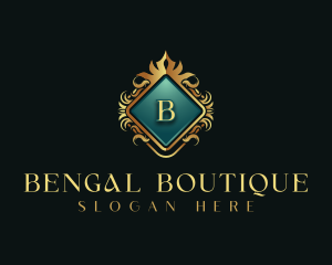 Deluxe Crown Boutique logo design