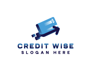 Credit Card Arrow logo design