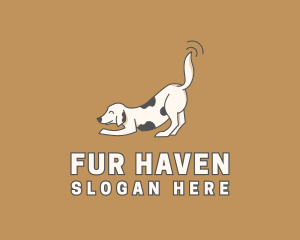 Happy Dog Tail logo design