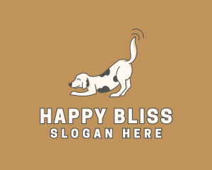 Happy Dog Tail logo design