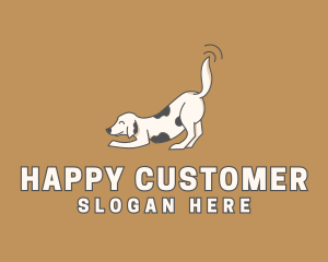 Happy Dog Tail logo design